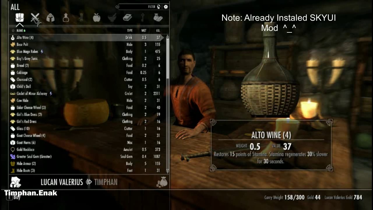 How To Sell Items In Skyrim