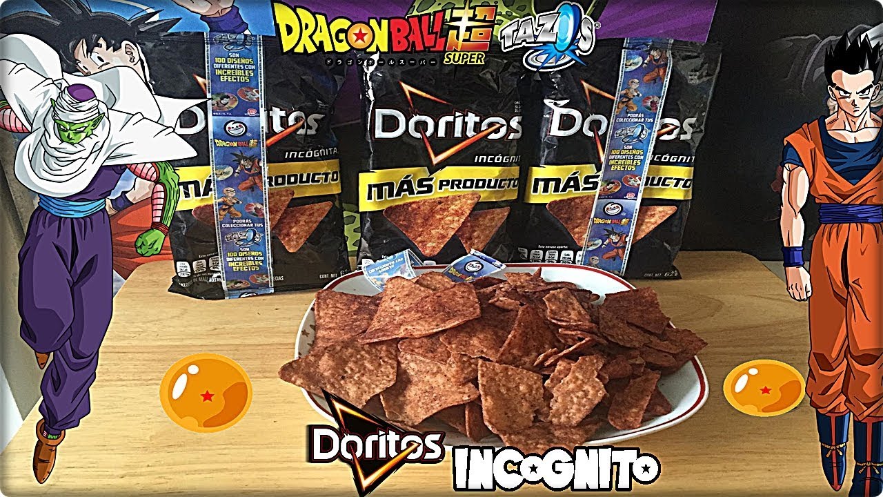 Dragon Ball Super Tazos 2019 - Unboxing de 3 Doritos Incógnito - YouTube
