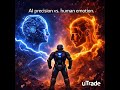 AI precision vs. human emotion.