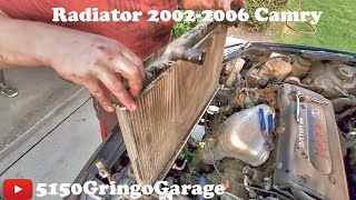 Change radiator on 2002-2006 Camry