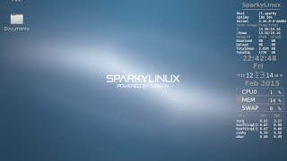 SparkyLinux 3.6 x86_64. LXDE Desktop. Install and overview.
