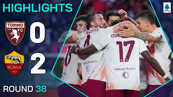 TORINO-ROMA 0-2 | HIGHLIGHTS | Roma Clinch European Place! | Serie A 2024/25