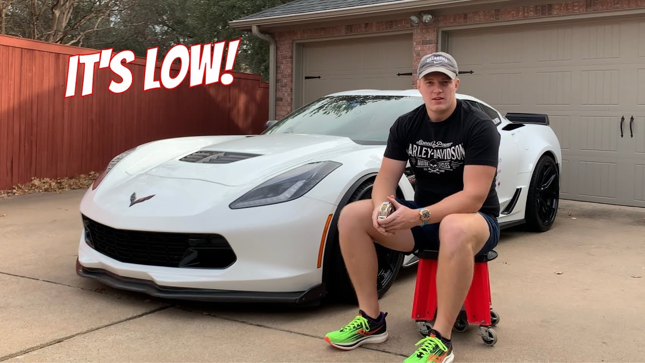 Я опустил свой Corvette C7 Z06!