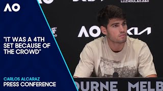 Carlos Alcaraz Press Conference | Australian Open 2024 Quarterfinal