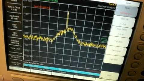 First tests through the FUNCube transponder