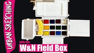 URBAN SKETCHING  - trying out the Winsor & Newton Field Box