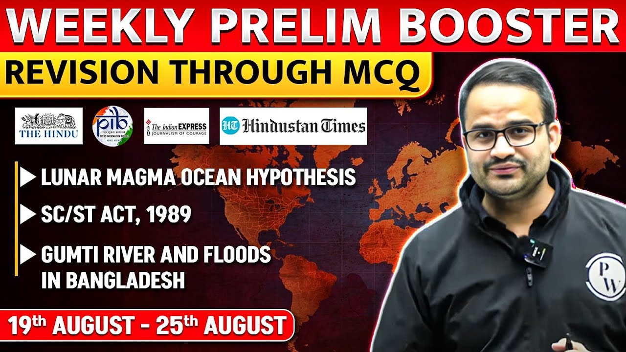 Ep10 | Weekly Prelim Booster Revision |Through MCQ's | 19th August - 25th August | UPSC 2025
