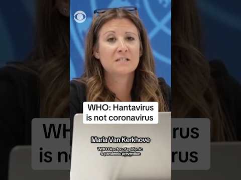World Health Organization officials: Hantavirus is not coronavirus #shorts