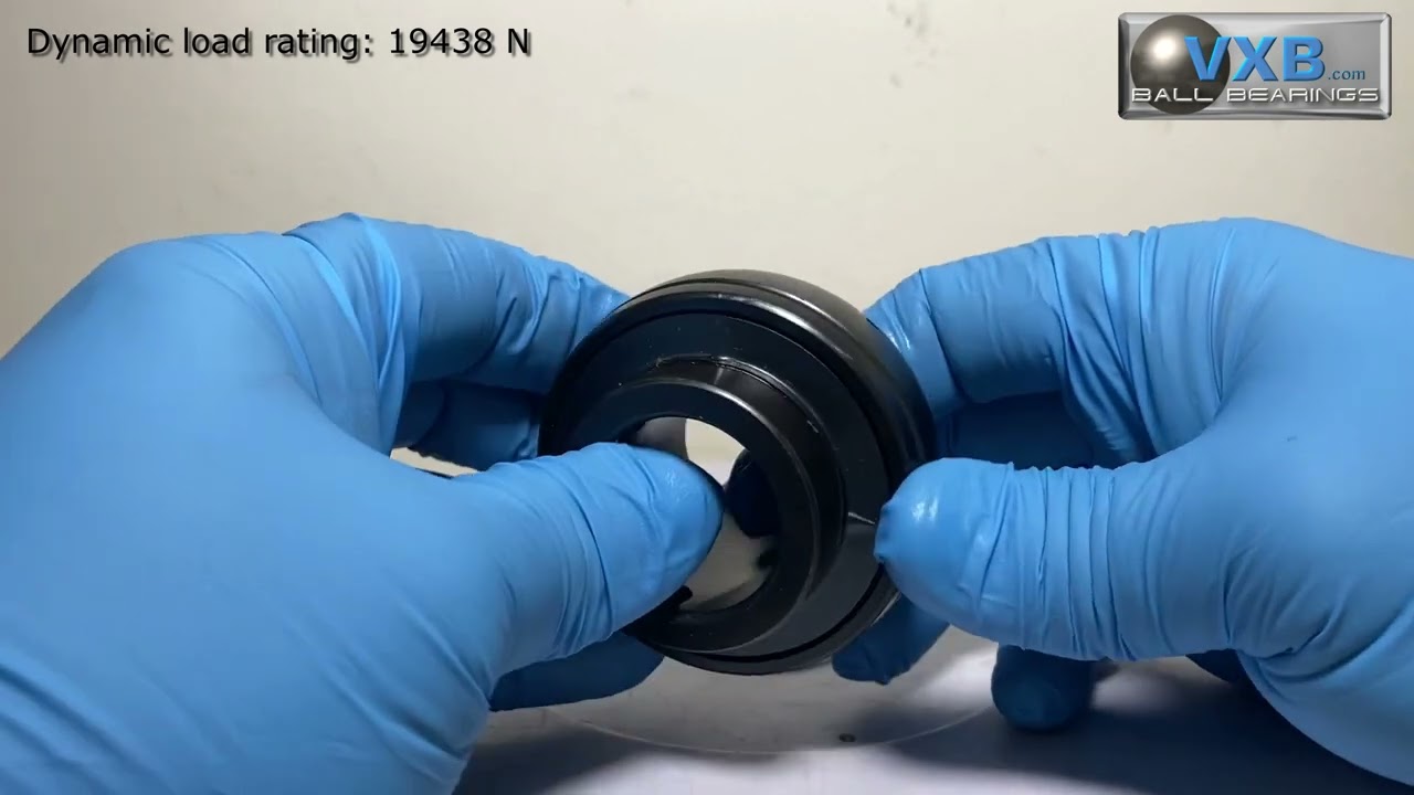 UC206 30mm Black Oxide Plated Plated Insert 30mm Bore Bearing