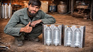 Amazing Mold Mechanic Making Plastic Bottle Mold from Solid Aluminum Block | Lathe & CNC Machining