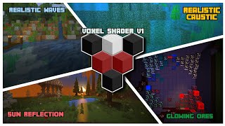 Mcpe Voxel Shader Released! | Realistic Water Waves,Sun Reflection, Mettalic Reflection,Glowing Ores screenshot 4