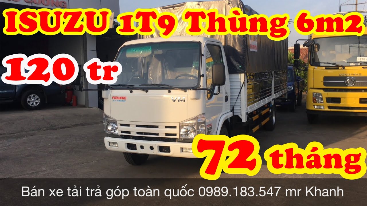 XE TẢI ISUZU 1.9T - THÙNG DÀI 6.2M/ XE ISUZU 1.9 TẤN,XE TẢI ISUZU 1.9 ...