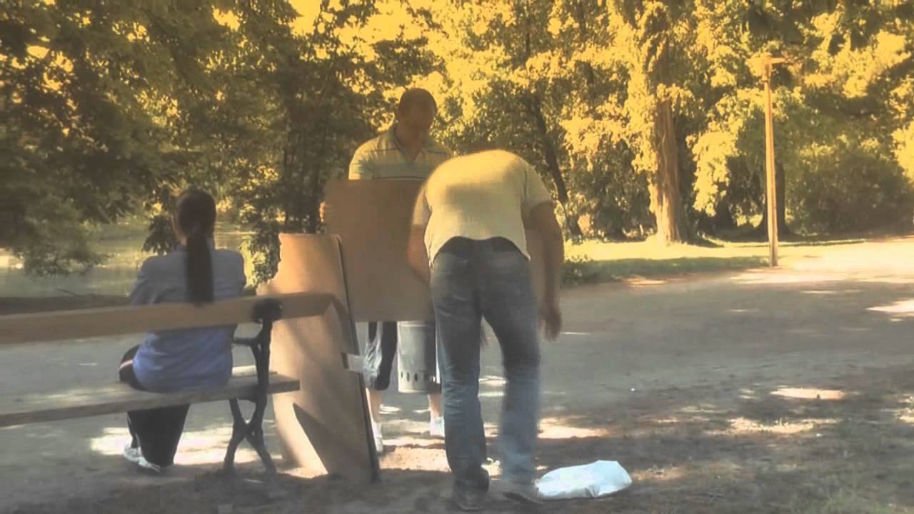 Basketball garbage bin - Loupus TheFunTheory