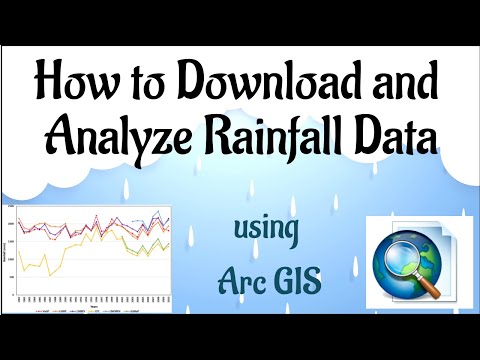 How to Download and Analyze Chirps Rainfall Data using #ArcGIS | GIS Tutorial