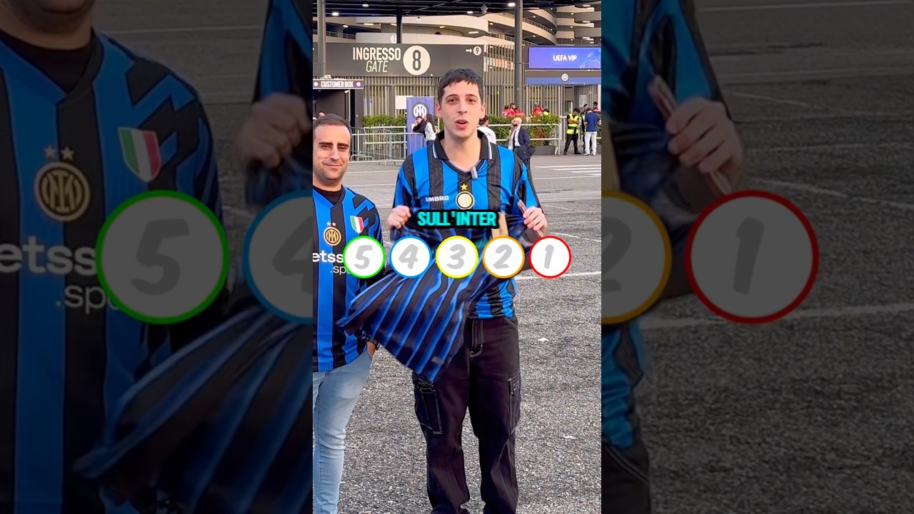 WIN THE BLACK AND BLUE SHIRT if you GUESS all the QUESTIONS!⚫️🔵 #shorts #football #inter