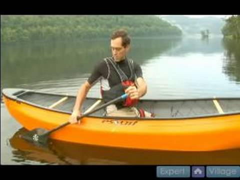 How to Steer and Paddle a Canoe : How to do Pry Strokes in 