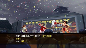 Capcom vs. SNK 2: Mark of the Millennium 2001 - Athena/Yuri/Mai - Arcade Mode Playthrough
