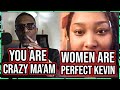 Kevin samuels goes off vs clueless woman arguing about weight