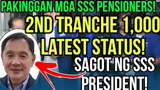 ✅SSS ALERT! 2ND TRANCHE 1K PENSION INCREASE LATEST UPDATE (MAY 2024)