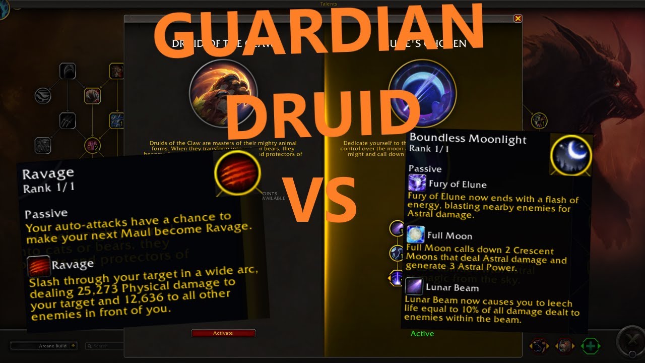 Guardian Druid Hero Talents! | Druid of the Claw vs Elune's Chosen!