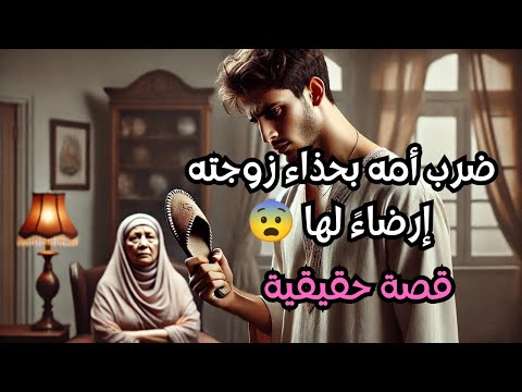 قصة الشاب الذي ضرب أمه بحذاء زوجته إرضاء لها فماذا حدث له قبل أن يموت قصص واقعية بر الوالدين
