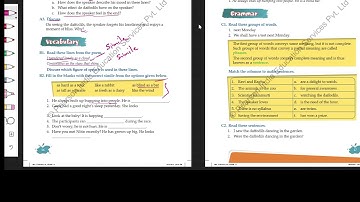 My new canvas class 6 ch2 comprehension A3 and vocabulary L 4