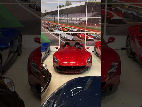 Peak Ferrari garage 👌