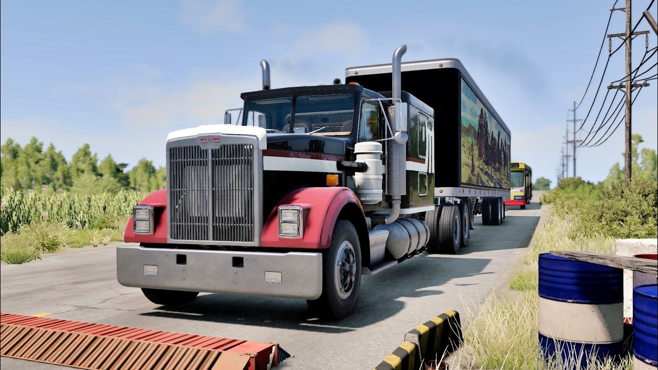 Trucks vs Speed Bumps SPECIAL #7 | BeamNG Drive - Long Video |🤜 Truck &Too