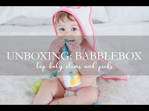 Unboxing BabbleBoxx | Baby Products Review! | Tabitha Blue AD - YouTube