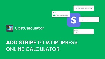 How to Setup Stripe in Cost Calculator WordPress Plugin