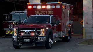 Buffing Grapevine TX 11-15-25 (Medic 5)(Wail, Tones)