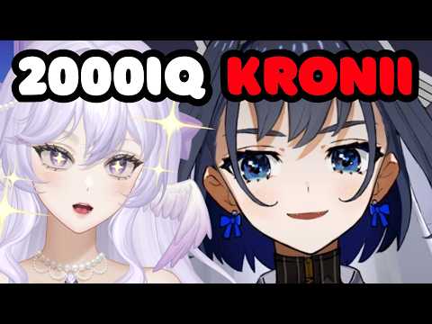 KRONII IS UNSTOPPABLE| Vtuber reacts to Sleepy Kronii 200IQ Play Shocked Everyone