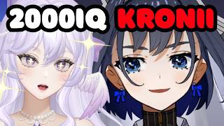 KRONII IS UNSTOPPABLE| Vtuber reacts to Sleepy Kronii 200IQ Play Shocked Everyone