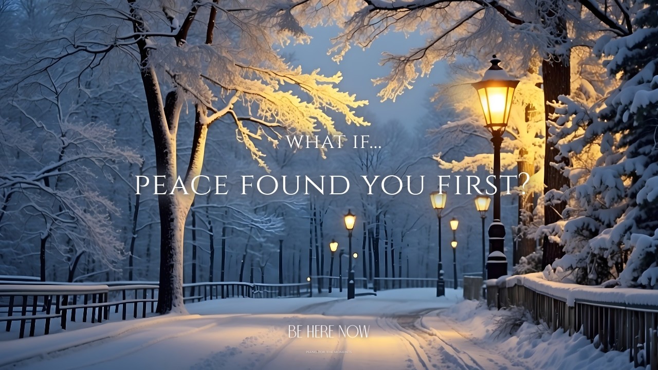 Peace Found You First 🌨️🌲 Sleep Music for Anxiety & Insomnia | Peace for a Restless Mind