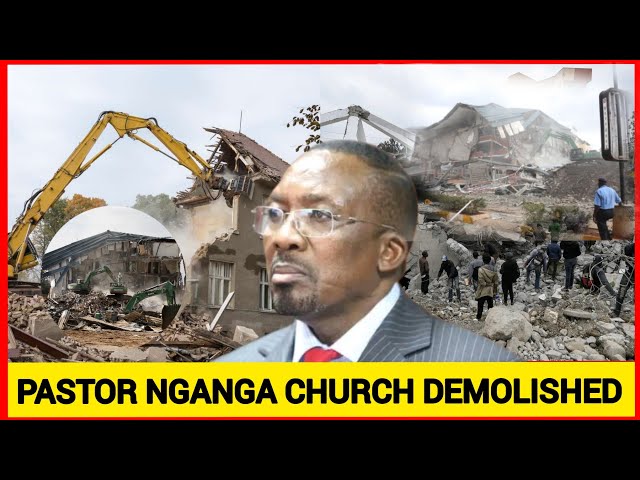 Breaking news! Tension high as Ruto sends bulldozers to demolish Pastor Nganga Neno Church today class=