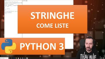 CORSO PYTHON 3: LE STRINGHE SONO LISTE!  (IMPARARE PYTHON 2020)