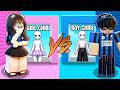 PINILI NAMIN NI EDO PINAKA-CUTE NA CHIBI OUTFIT! | Roblox Would You Rather: CHIBI TOWER!