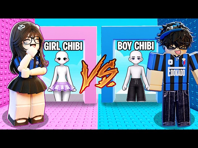 PINILI NAMIN NI EDO PINAKA-CUTE NA CHIBI OUTFIT! | Roblox Would You Rather: CHIBI TOWER!