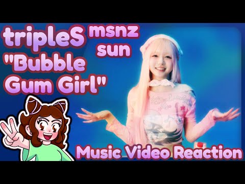 Bubbly Sweet & Surprising! | tripleS msnz sun "Bubble Gum Girl" MV Reaction
