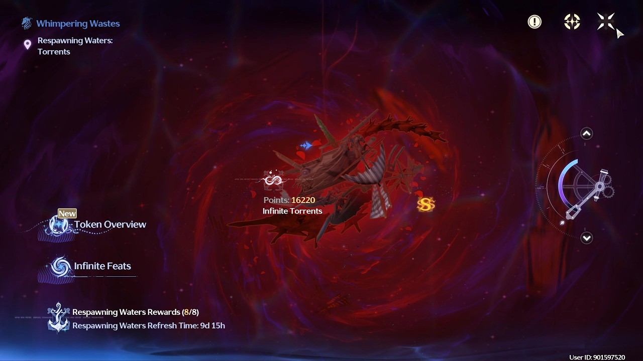 [WhiWa v3.1 | S13 | 16220 Score] Testing Aemeath on Whimpering Wastes