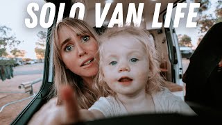 HE LEFT ME! (First solo female van life)