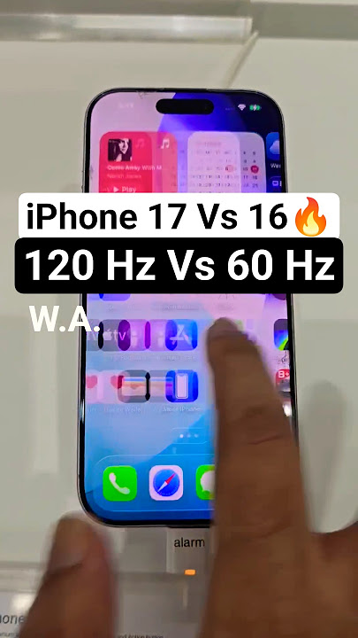 120 Hz Vs 60 Hz #youtubeshorts #apple #iphone #explore