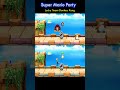 Super Mario Party - Lucky Team Donkey Kong vs Team Luigi #mario