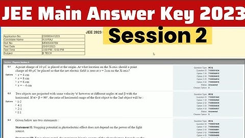 JEE Main Answer Key 2023 Kaise Check Kare ? How to Download JEE Main Answer Key 2023 Session 2 |Link