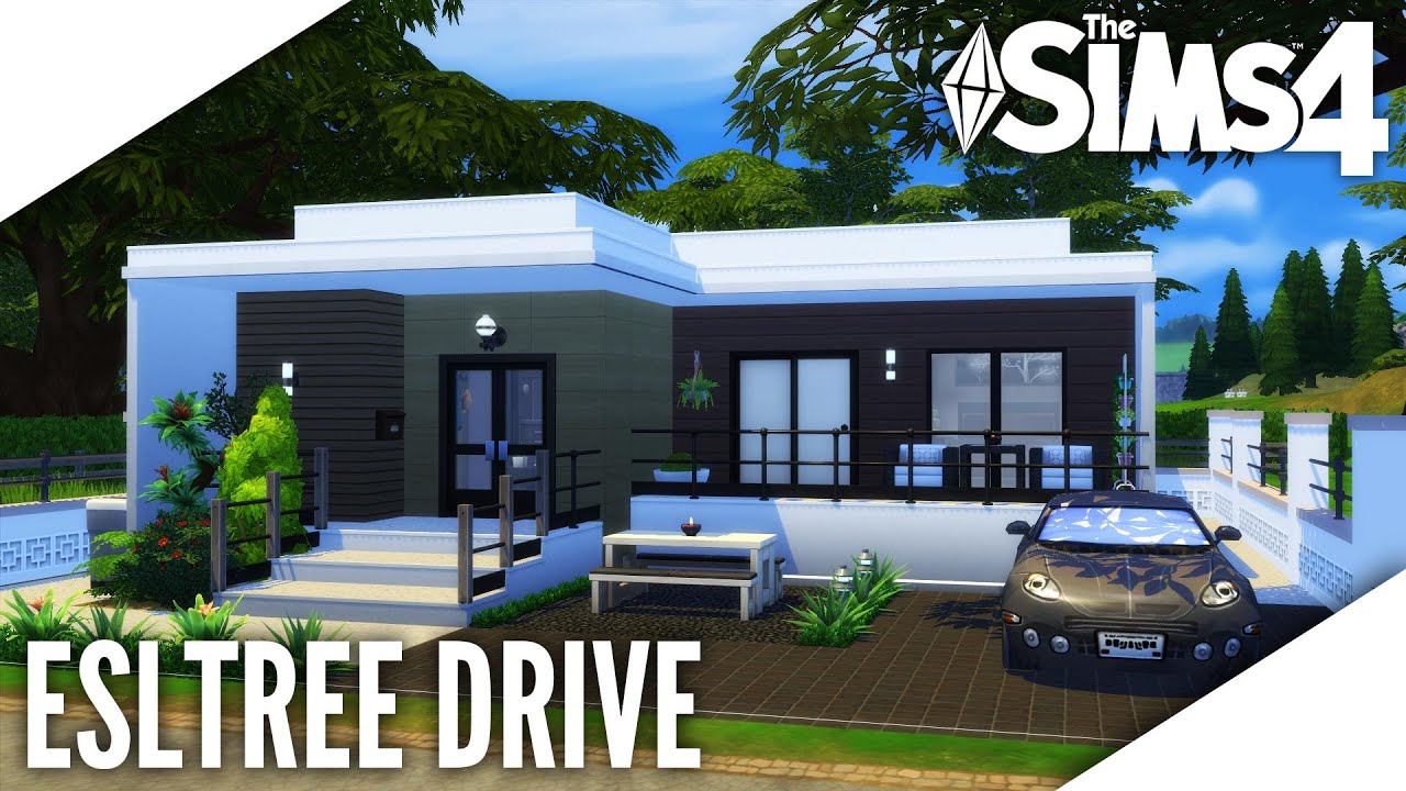 THE SIMS 4 SPEED BUILD 495 ELSTREE DRIVE YouTube