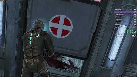 Dead Space 1 any% speedrun in 1h:13m:27s