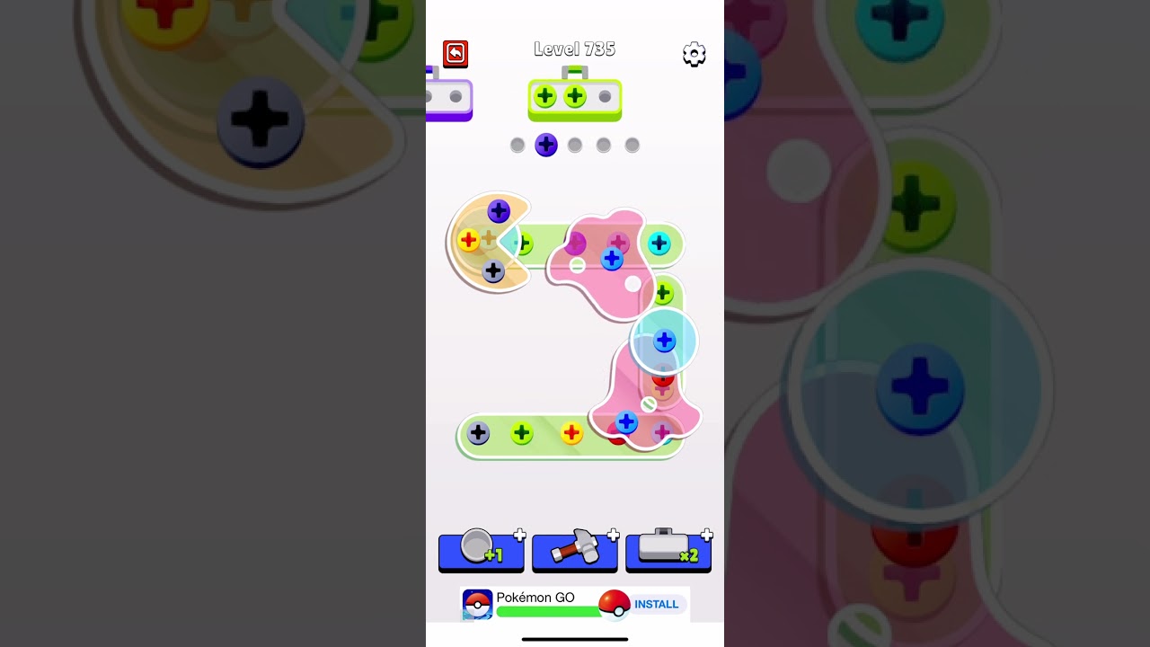 Screw Jam level 735 walkthrough