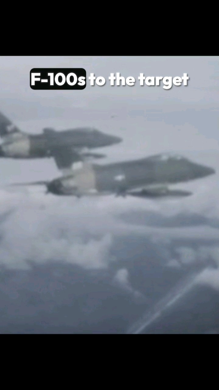 F-100 Super Sabre interdiction mission in Vietnam #shorts #usaf # ...