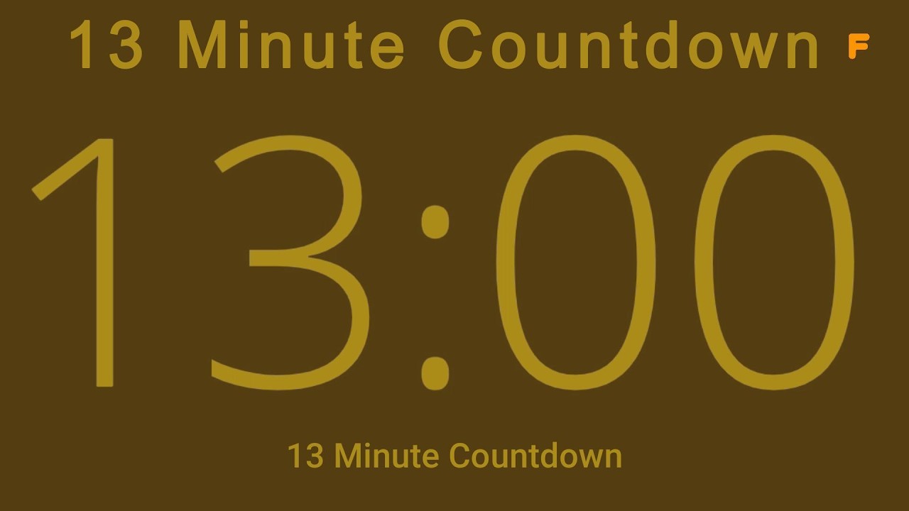13 Minute Countdown