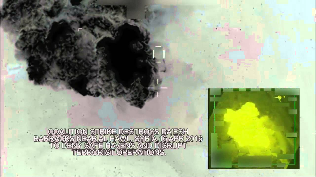 Apr 16: Coalition Strike Destroys Da’esh barracks near Al Hawl, Syria